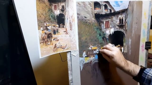 Rembrandt Soft Pastel Çalışması..Soft Pastel Work.. смотреть онлайн