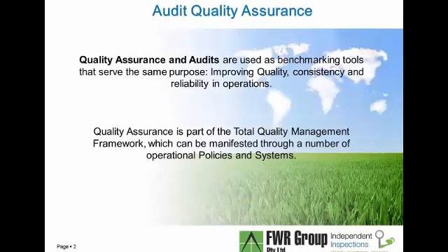 Audit Quality Assurance Presentation смотреть онлайн
