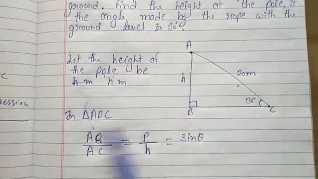 A Circus artist is climbing a 20m long rope, which is tightly stretched and tied from the top of a