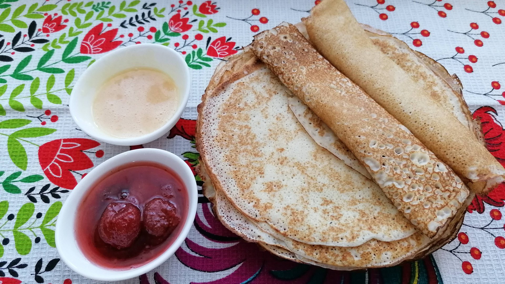 Очень вкусные, ажурные, нежные блинчики! Самый простой рецепт. смотреть онлайн