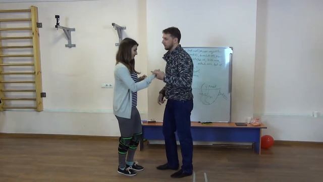 Cross Body Lead с остановкой за плечи в SALSA LA смотреть онлайн