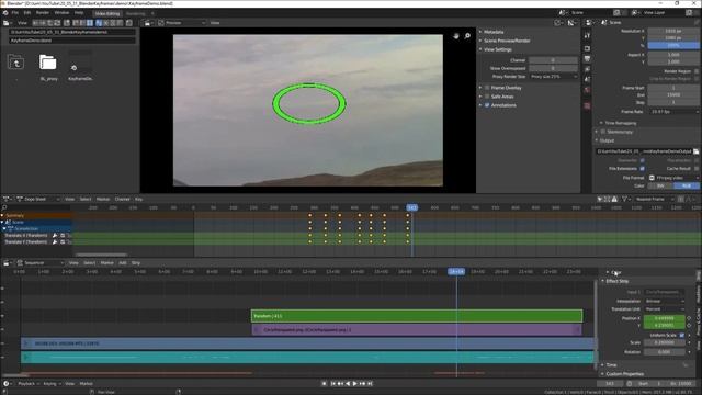 Blender for Video Editing: Introduction to Keyframes смотреть онлайн