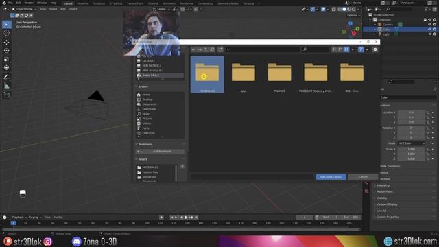 (3/3) Crear Nuestro Primer Asset de Material en Blender 3.2 - Shading Nodes смотреть онлайн