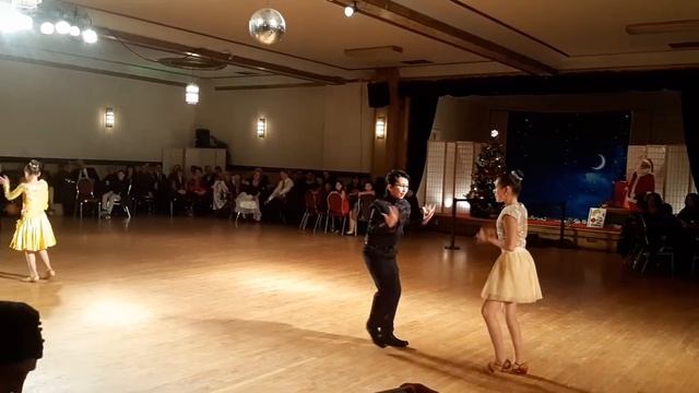 Kids Cha Cha - Ballroom At Its Best Christmas Showcase 2018