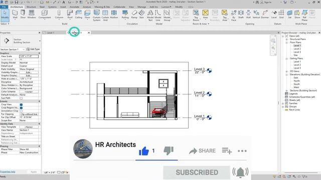 18-How can I make Cross Section in Revit 2022? | For Beginners | смотреть онлайн