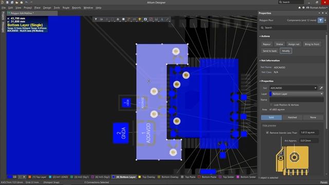 How to Edit Polygons in Altium Designer | PCB Routing смотреть онлайн