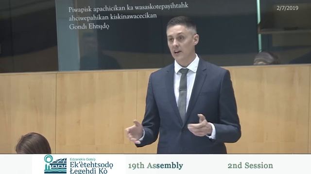 19th Assembly, 2nd Session Day 3 - Tłı̨chǫ / Tłı̨chǫ Yatıì Interpretation смотреть онлайн