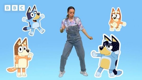 Bluey | Dance Freeze Game Brain Break | CBeebies