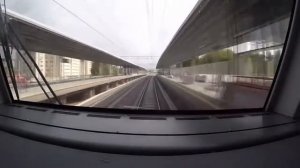 Рейс в кабине электропоезда “ЛАСТОЧКА”