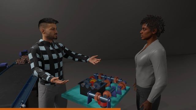 How helical gear sets works | detail in 3D presentations смотреть онлайн
