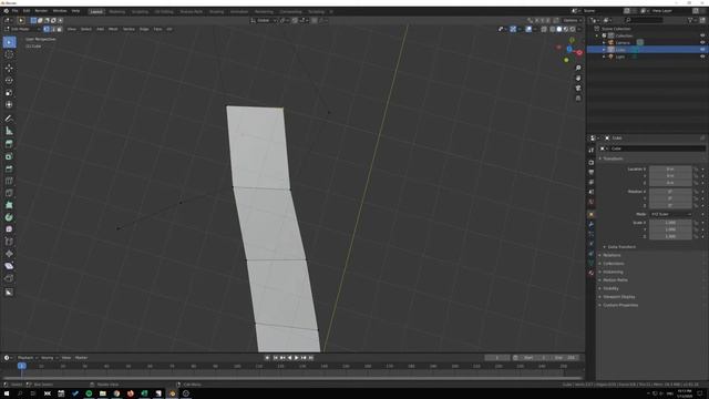 Blender - Fill new face/edge, edit mode tool explained смотреть онлайн