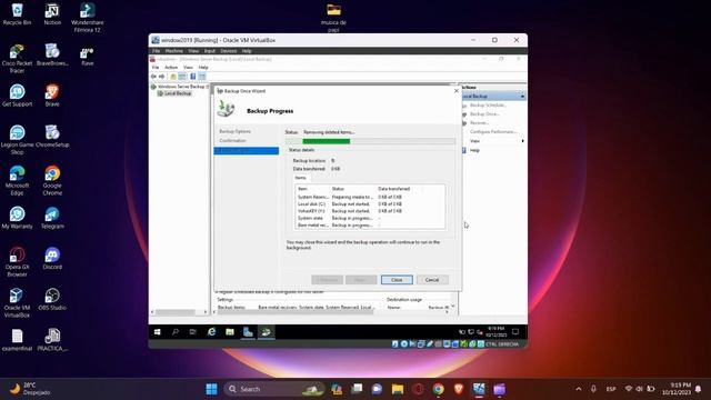 Práctica 5 ‐ Instalar Windows Server Backup смотреть онлайн