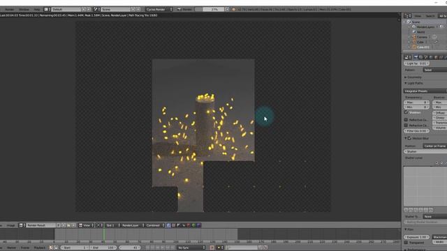 Dica de Blender Cycles : Motion Blur - Efeito borrado no movimento смотреть онлайн