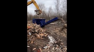 Мобильная дробилка ТОПТЕХНО ТТ 1600 У / Измельчение древесных отходов/ Дробилка для ТКО, ТБО КГМ