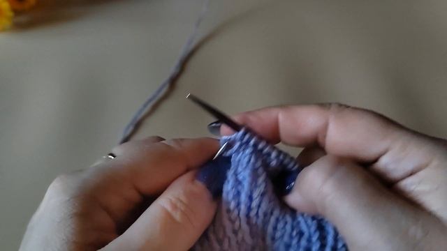 Вязание ростка на штанишках