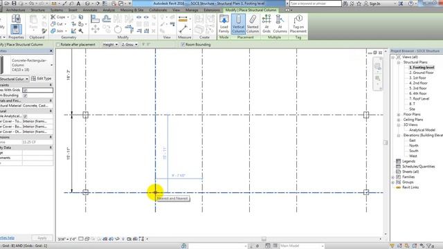 Autodesk Revit Structure Tutorials | Draw Structural Column in Revit | Lec-07 смотреть онлайн
