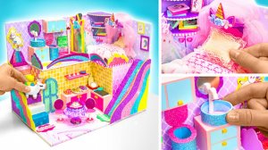 МАСТЕРИМ БЛЕСТЯЩИЙ ДОМИК ДЛЯ ЕДИНОРОГА 🌈🦄 ПРОСТЫЕ ПОДЕЛКИ!