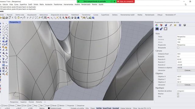 TD2 - UNT - Torres Zaha Hadid Con Rhino Y SubD - Tutorial Instructivo Paso A Paso