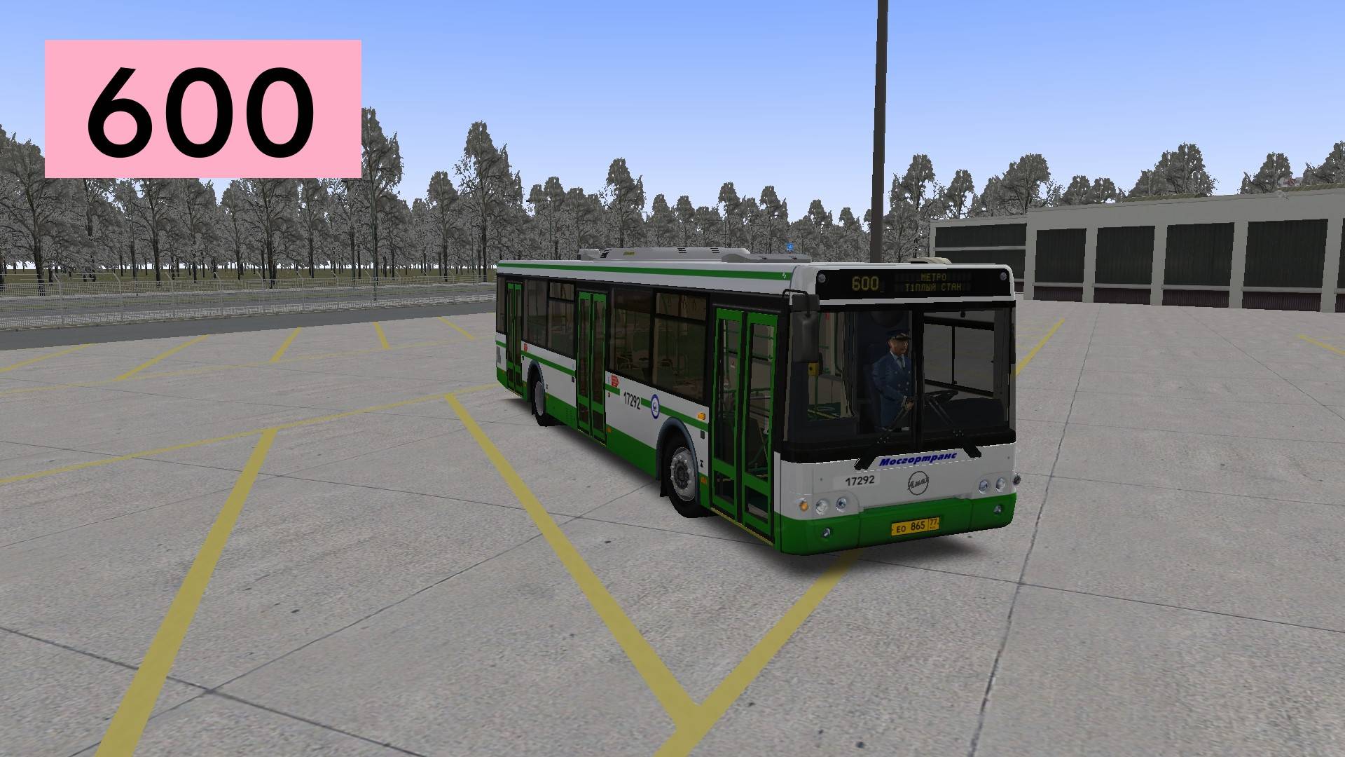 OMSI 2: автобус № 600 Метро Саларьево - Метро Тёплый Стан смотреть онлайн