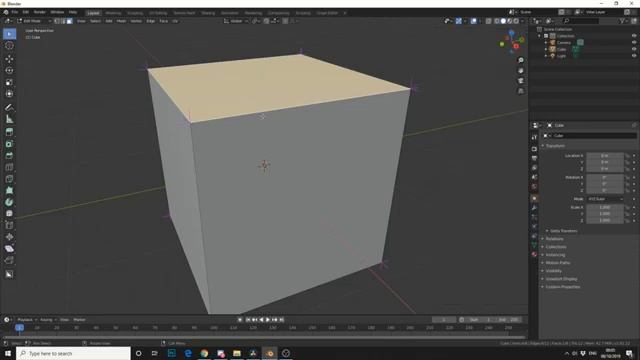 Blender 28 Tutorial Display Vertex Normals and Flip Normals смотреть онлайн