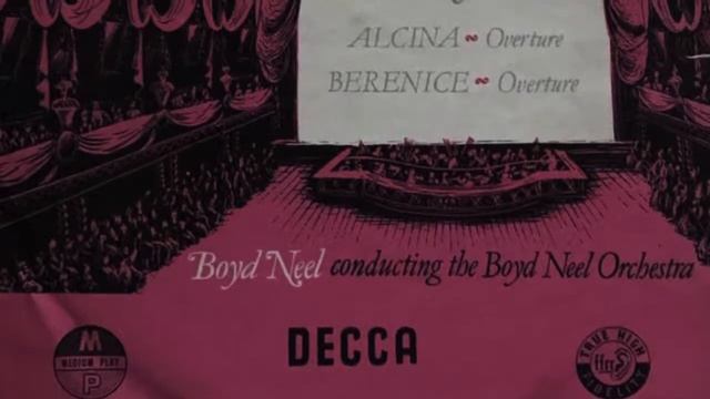 HANDEL / ALCINA – Overture, BERENICE – Overture