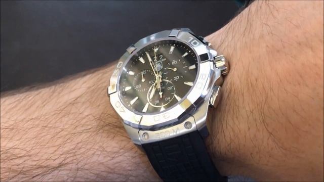 TAG Heuer Aquaracer Chronograph quartz смотреть онлайн