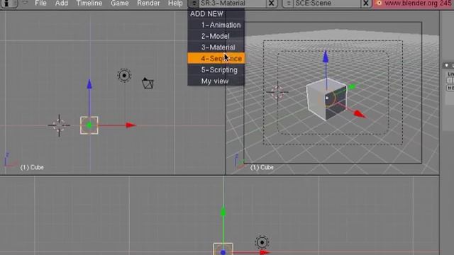 Blender Tutorial on your window layout options смотреть онлайн