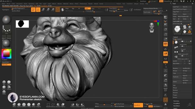 Eyes of Lamia | Pomeranian Sculpt. Zbrush Sculpt Timelapse смотреть онлайн