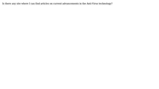 Advancements in Anti-Virus technology смотреть онлайн