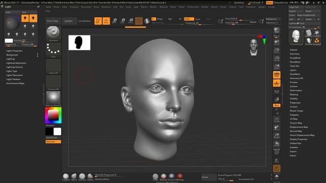 ZBrush Lighting Tutorial смотреть онлайн