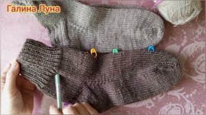 Носки из пряжи Ализе Супервош в две нити.Мои расчёты для вязания