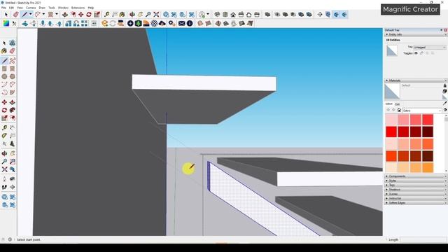 Sketchup Pro Tutorial How to make Steel Construction Stairs in Sketchup смотреть онлайн
