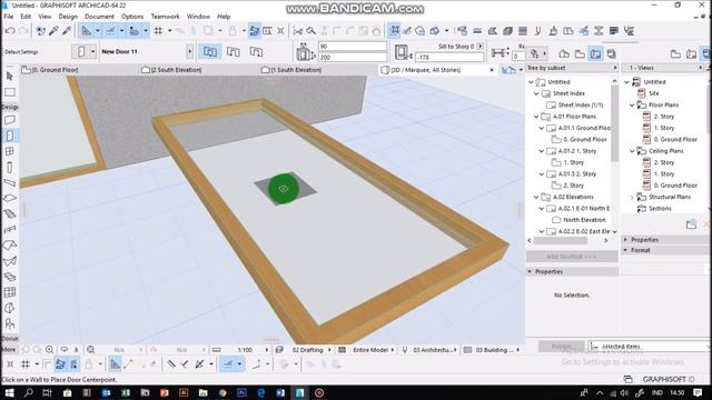 Tutorial Archicad 22 how to create a custom windows & door смотреть онлайн