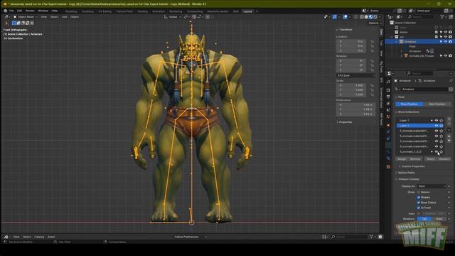 Warcraft art with Blender: import a rigged model to Blender with Wow Export смотреть онлайн