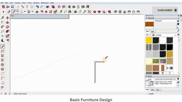 Auto cad to Sketchup Furniture 3D Design Tutorial. смотреть онлайн