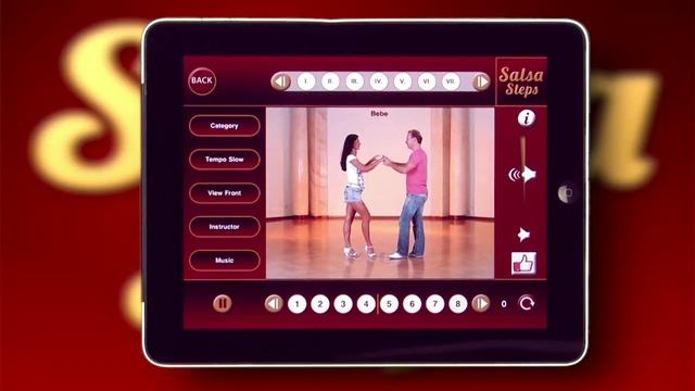 Salsa Steps a Salsa oktató alkalmazás iOS és Android platformokon смотреть онлайн