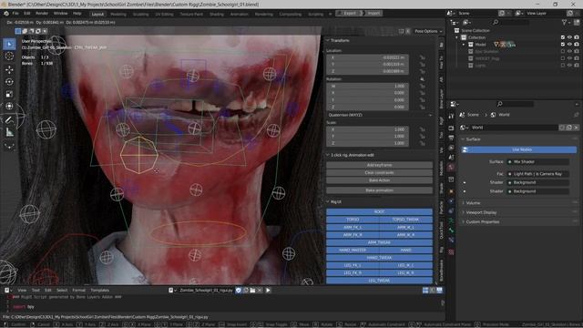 Zombie School Girl 01 Rig Review смотреть онлайн