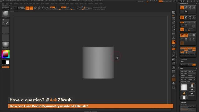 #AskZBrush: "How do I use Radial Symmetry inside of ZBrush?" смотреть онлайн