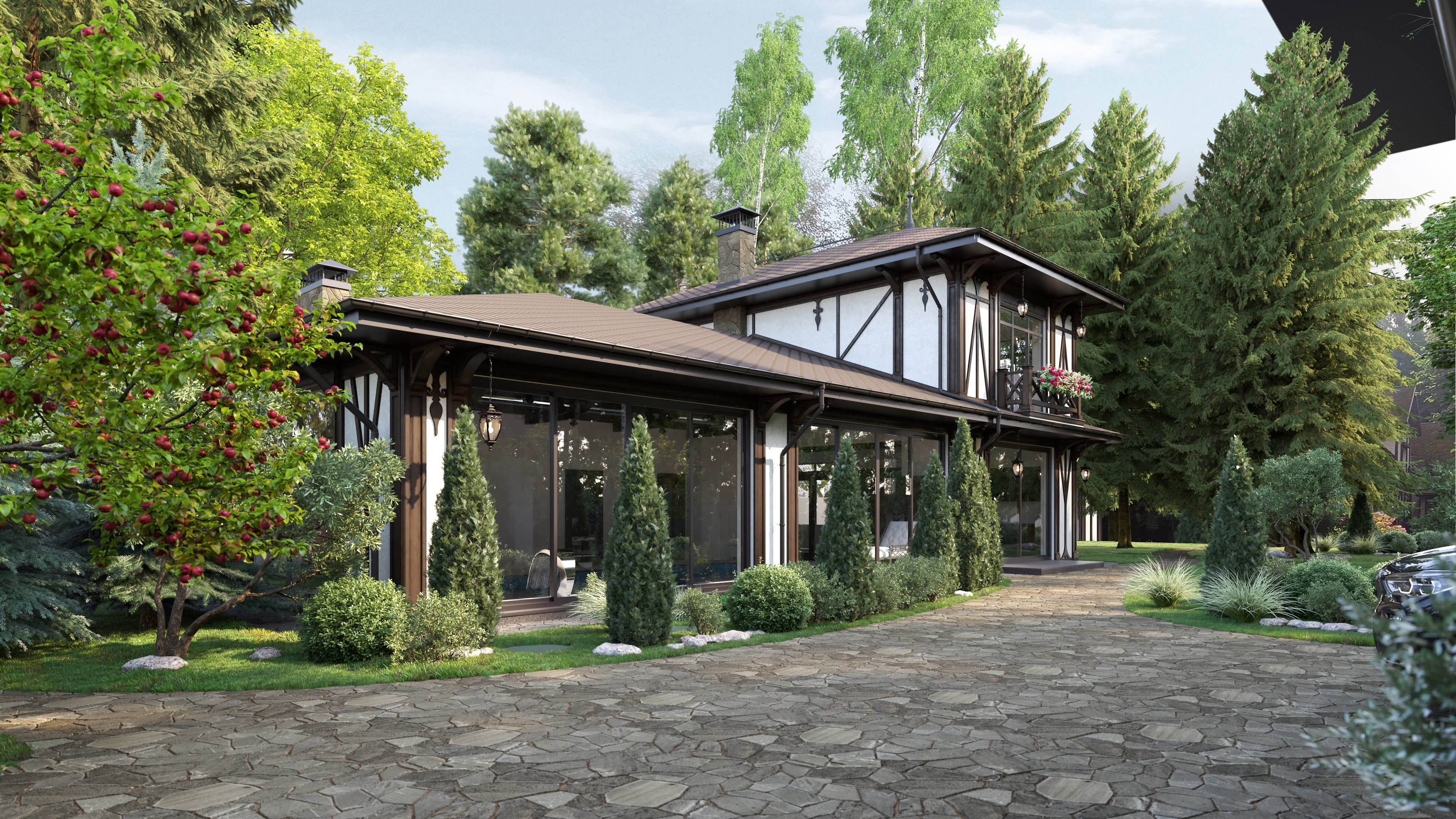 Архитектурный проект спа-комплекса.