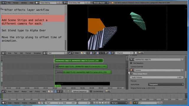 AE layer style offset in Blender 3D смотреть онлайн