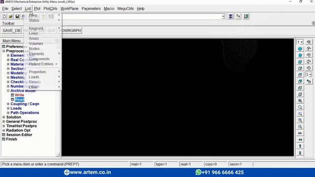 How to write cdb file? - Ansys APDL #23 смотреть онлайн