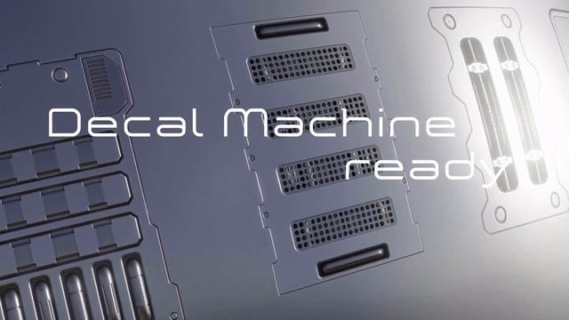 Scifi alpha decal panel pack v.2 - Decal Machine ready смотреть онлайн