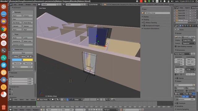 Blender 2.74 + Archimesh 1.1 Crash on Windows Properties manipulation смотреть онлайн