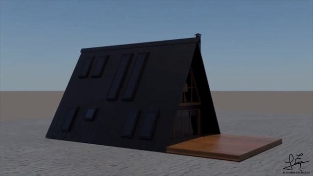 Shack Model 3ds Max 2022 with ProBoolean смотреть онлайн