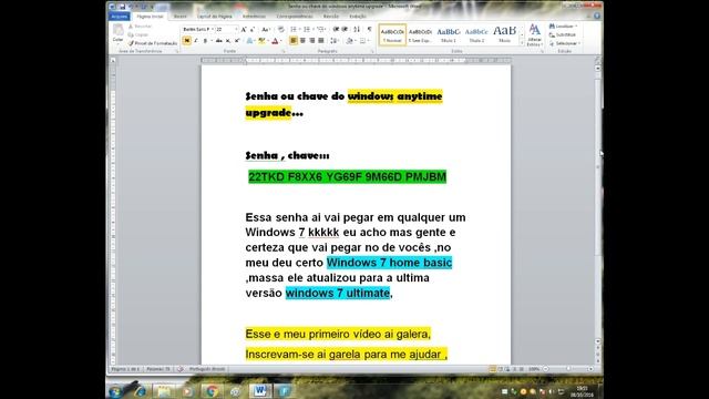 Senha chave do windows anytime . смотреть онлайн
