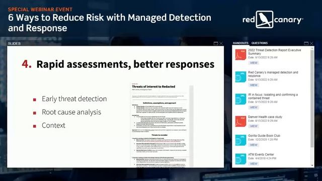 6 Ways to Reduce Risk with Managed Detection and Response with Red Canary смотреть онлайн