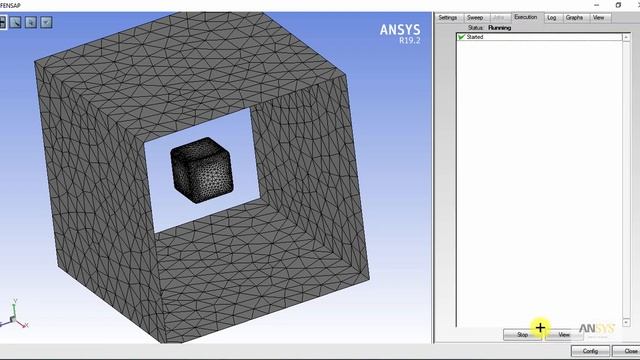Basic tutorial of ANSYS FENSAP (Ice formation on a cube) смотреть онлайн
