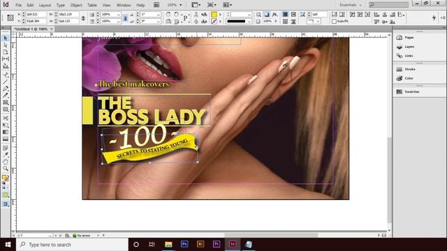 How To Create a Magazine Cover in InDesign смотреть онлайн