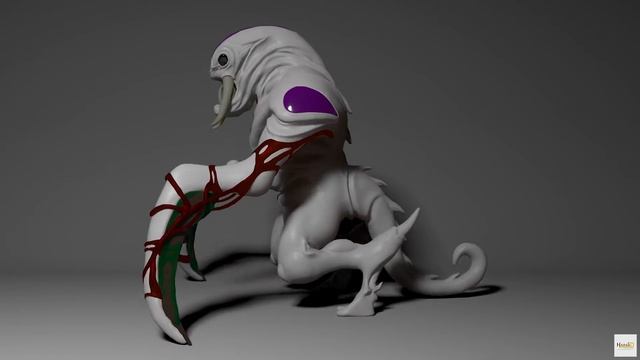 Zbrush Creature model_ W.I.P смотреть онлайн