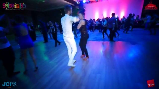 Barbara Materka & Utz Niklas Walter- social salsa dancing Istambul 2014 смотреть онлайн